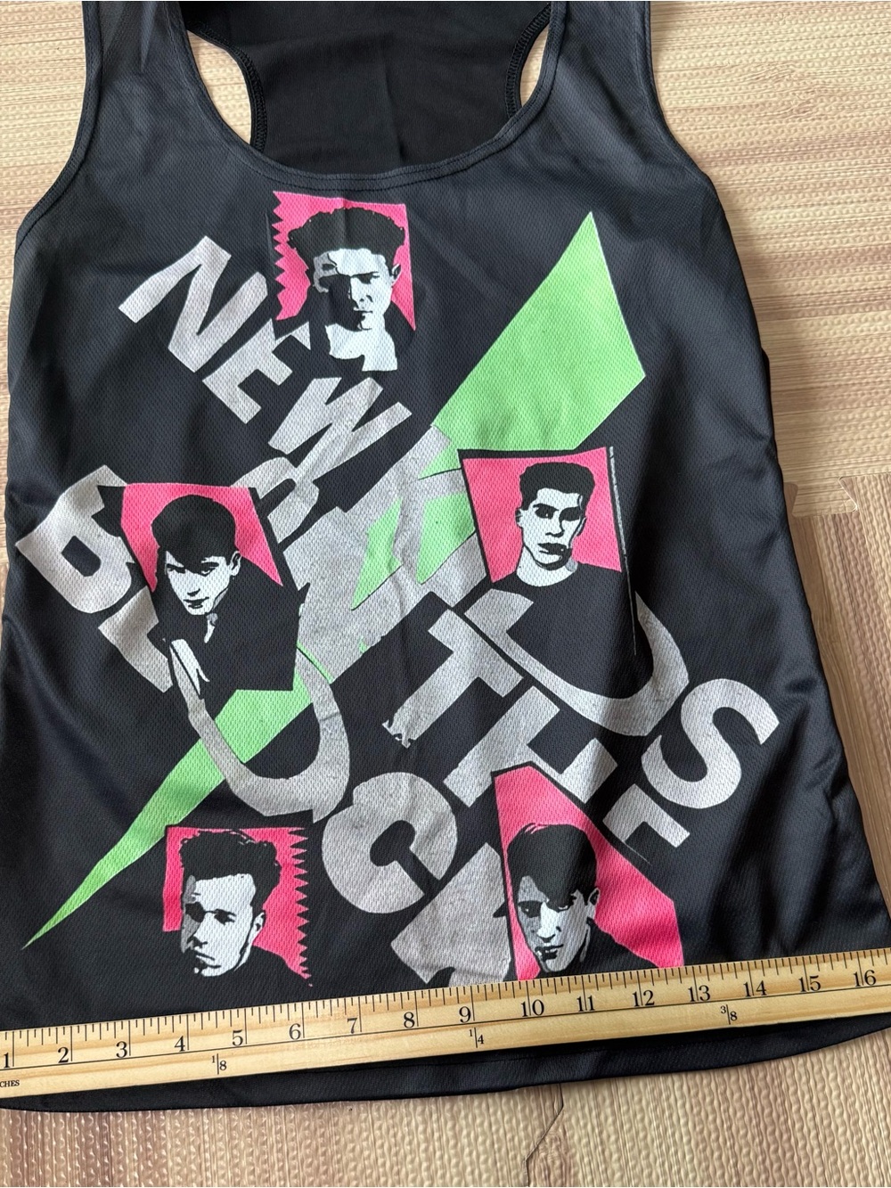 80s New Kids on the Block Style Graphic Tank Top Womens Medium - Picture 2 of 7